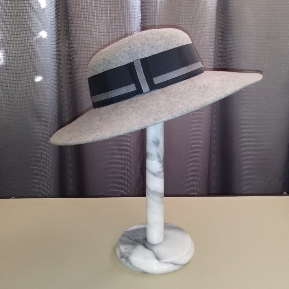 VINTAGE IMPORTINA HAT – GREY WOOL, WPL5923